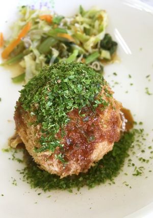 たこ焼き風おさつコロッケ-レシピのメイン写真
