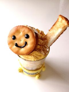 調理実習☆かぼちゃのモンブランパフェ-レシピのメイン写真