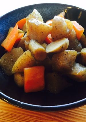 お腹すっきりこんにゃく根菜炒め-レシピのメイン写真