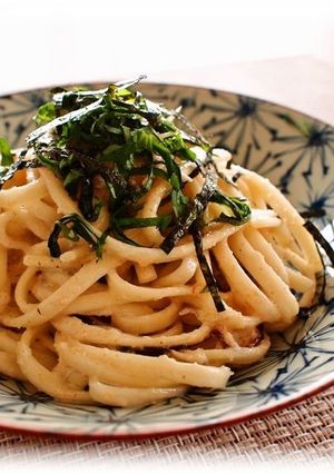 明太ゴマうどん-レシピのメイン写真