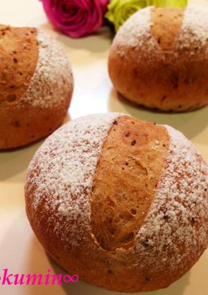 りんごジュースでローズヒップパン♪-レシピのメイン写真