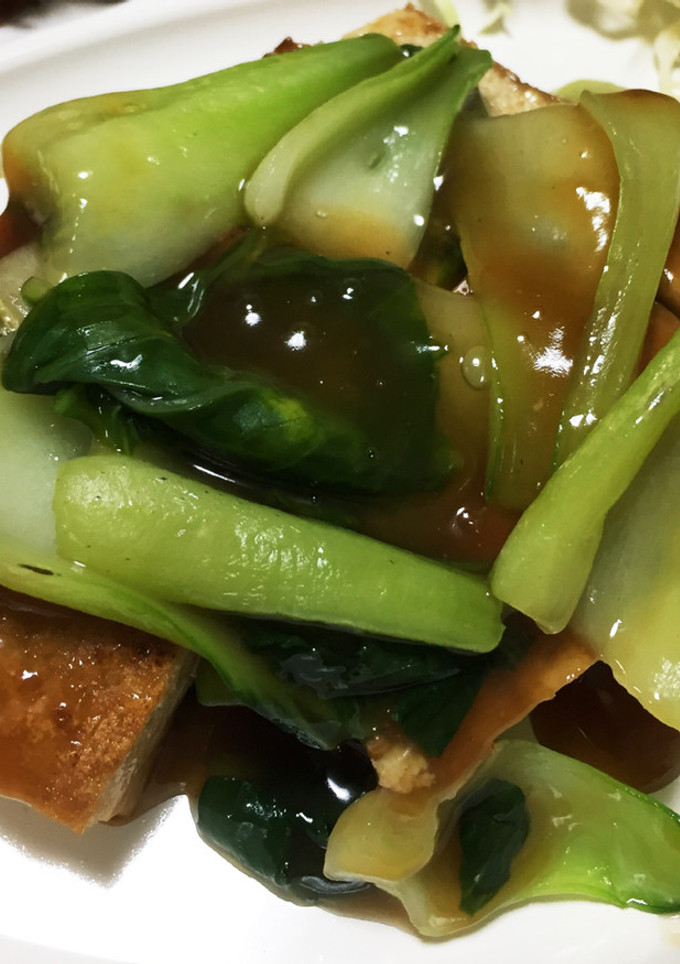 厚揚げと青梗菜の旨煮-レシピのメイン写真