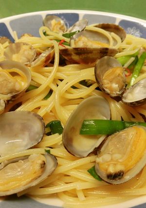 創味シャンタンで！あさりのスパゲティー♪-レシピのメイン写真