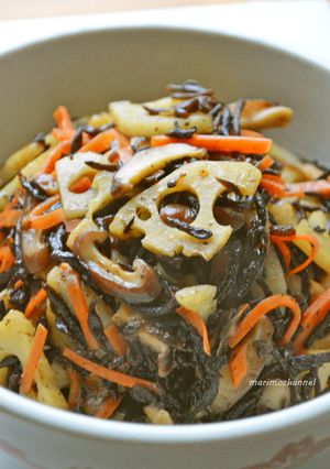 ヒジキと蓮根の煮物-レシピのメイン写真