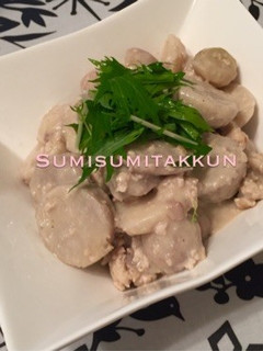 里芋と鶏そぼろの豆乳煮♡-レシピのメイン写真