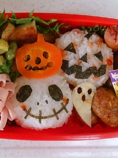ハロウィンおにぎり-レシピのメイン写真