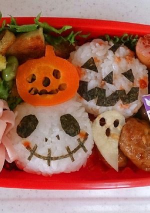 ハロウィンおにぎり-レシピのメイン写真