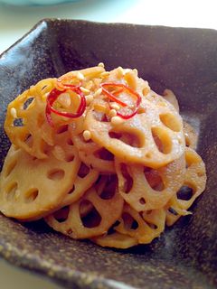 京風★簡単★レンコンのきんぴら-レシピのメイン写真