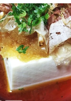 麺つゆおろし豆腐-レシピのメイン写真