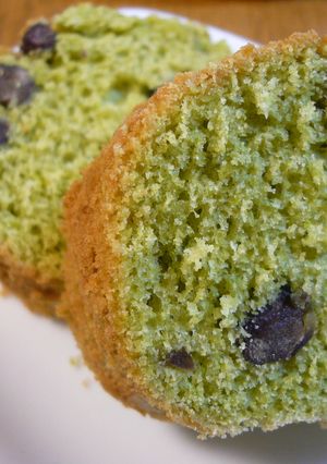 甘さひかえめ☆甘納豆の抹茶ケーキ-レシピのメイン写真