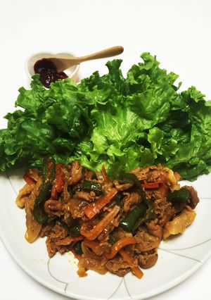 ご飯がススム☆韓国風☆豚焼肉♫-レシピのメイン写真