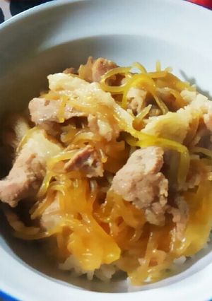 めんつゆで簡単10分！豚丼-レシピのメイン写真