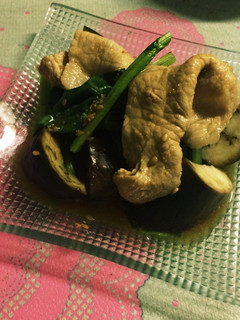 茄子と小松菜の豚しゃぶをワサビ風味で♪-レシピのメイン写真