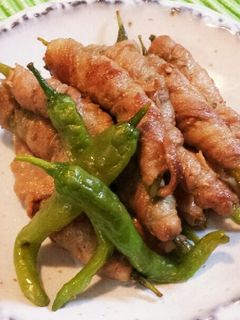 甘長ピーマンの肉巻き-レシピのメイン写真
