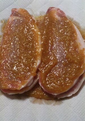 三元豚ロース生姜焼き用肉の甘味噌漬け☆-レシピのメイン写真