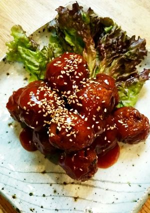 シャキシャキ蓮根の肉団子-レシピのメイン写真