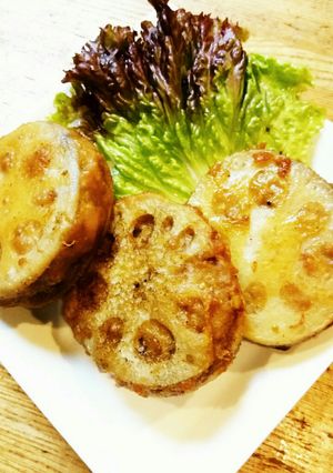 蓮根はさみ揚げ-レシピのメイン写真