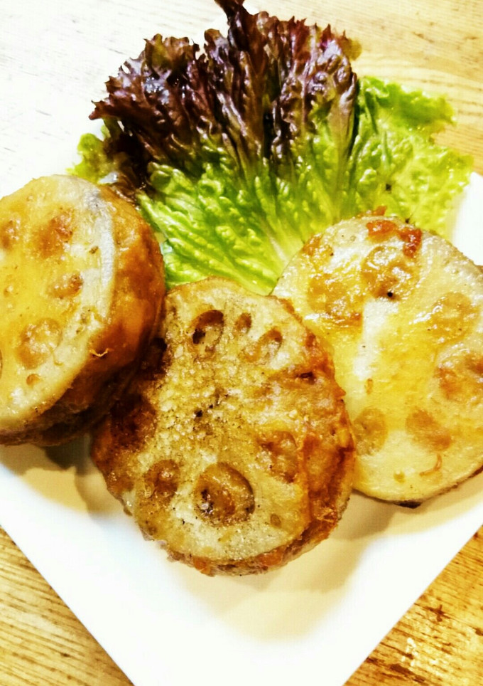 蓮根はさみ揚げ-レシピのメイン写真
