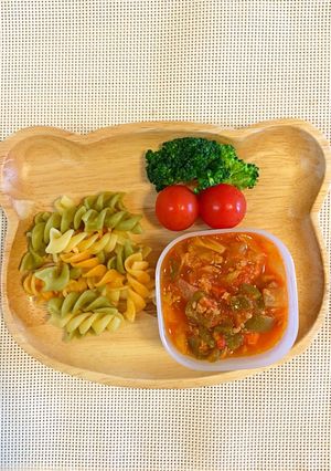 離乳食完了期♡野菜たっぷりトマトスープ-レシピのメイン写真