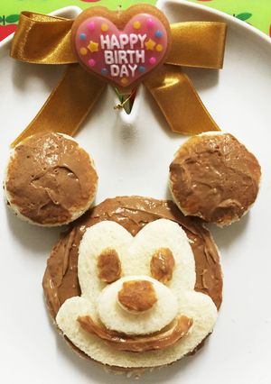 簡単☆立体的♫ミッキーの食パンケーキ-レシピのメイン写真