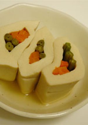 彩り鮮やか高野豆腐の挟み煮-レシピのメイン写真