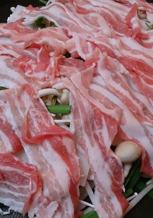 ホットプレート蒸し豚野菜☆ヘルシー♪-レシピのメイン写真