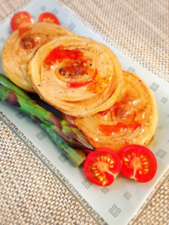 * ごまドレDE丸ごと玉ねぎステーキ *-レシピのメイン写真