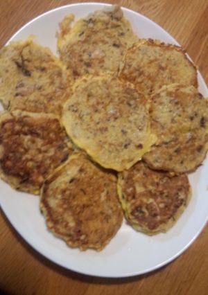 お玉で焼くだけサバハンバーグ-レシピのメイン写真