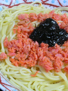 超手抜き!!のり鮭パスタ-レシピのメイン写真