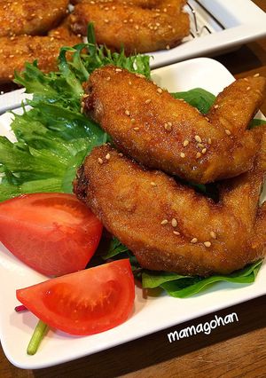 鶏手羽先の甘辛揚げ-レシピのメイン写真