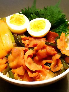 豚バラ煮丼(^ ^)-レシピのメイン写真