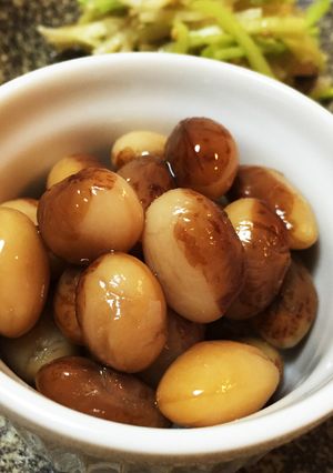 儚い甘さ☆とら豆煮-レシピのメイン写真