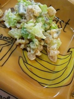 離乳食完了期~マカロニキャベツの胡麻マヨ-レシピのメイン写真