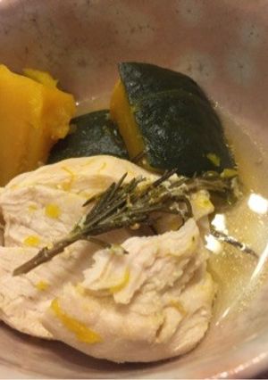 鶏むね肉とかぼちゃの塩煮-レシピのメイン写真