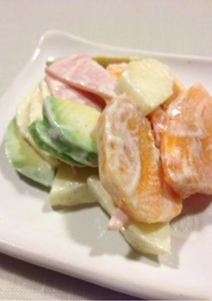 秋のフルーツサラダ-レシピのメイン写真