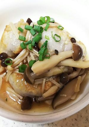 もっちり里芋だんごのきのこあんかけ-レシピのメイン写真
