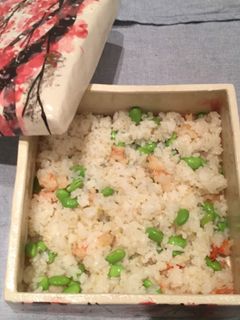 ★シンプルなエビと枝豆の混ぜご飯-レシピのメイン写真