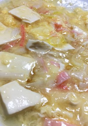 豆腐と卵の中華風あんかけ-レシピのメイン写真