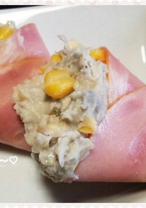 お弁当にもOK☆里芋のサラダのハム巻き♪-レシピのメイン写真