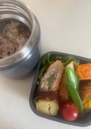 息子弁当151アスパラ肉巻き-レシピのメイン写真