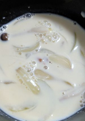 野菜だしと豆乳のオニオンスープ-レシピのメイン写真