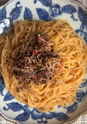 梅ジャコの汁なし混ぜ麺-レシピのメイン写真