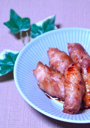 にんじんの豚バラ肉巻き-レシピのメイン写真