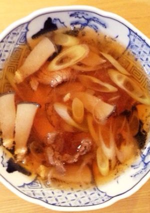 クジラのお吸い物-レシピのメイン写真