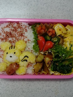 秋・リス お弁当-レシピのメイン写真