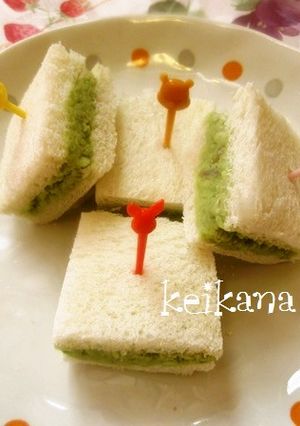簡単☆枝豆リメイク♪ずんだあんサンド♡-レシピのメイン写真