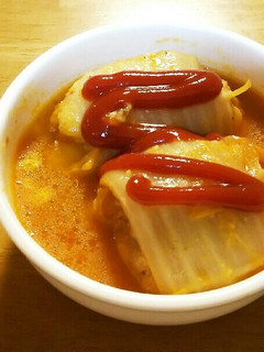 ロール白菜 ケチャップ煮-レシピのメイン写真
