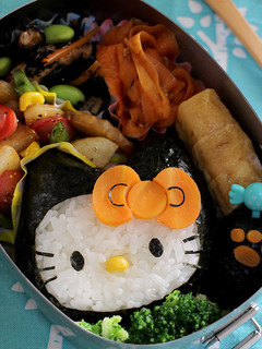キャラ弁☆ハロウィンキティ-レシピのメイン写真