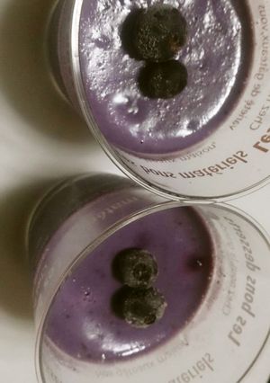 ブルーベリー豆乳プリン-レシピのメイン写真