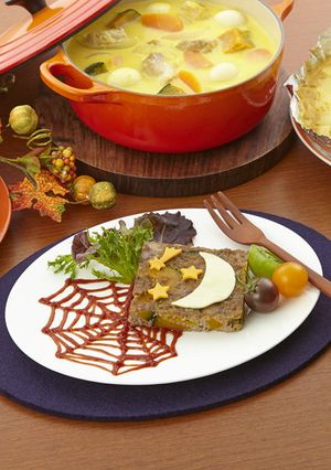 ハロウィン★かぼちゃのミートローフ-レシピのメイン写真